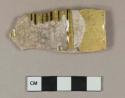 Staffordshire slipware rim sherd