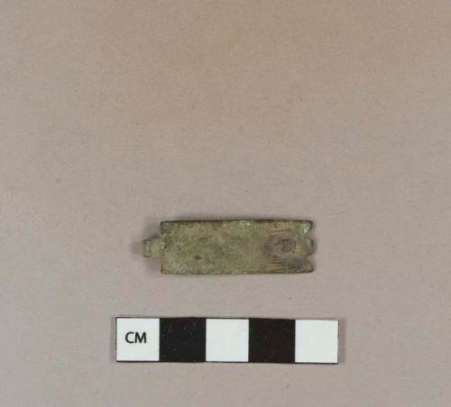 Copper alloy book clasp fragment