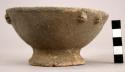 Small pottery vessel, broken