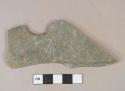 Mudstone fragment, likely architectural