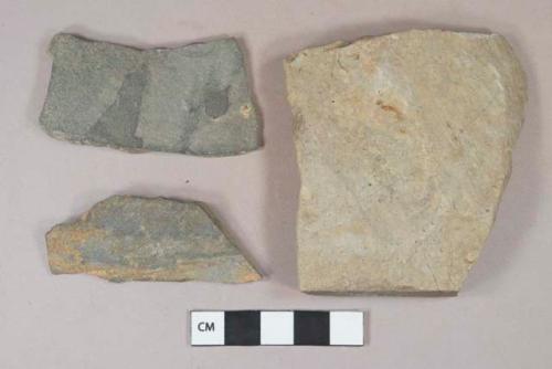 Mudstone fragments, possibly architectural