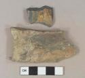 Mudstone fragments, likely architectural