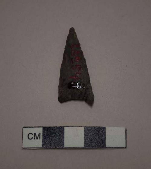 Triangular projectile point