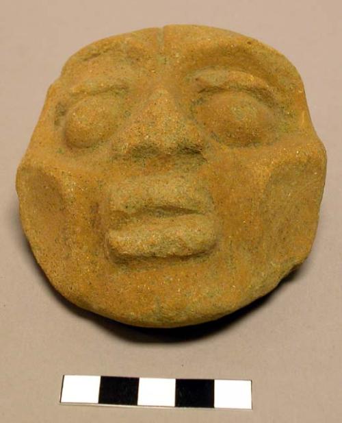 Pottery head effigy decoration