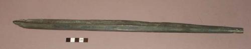 Sword blade of bronze age; copy