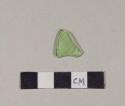 Green bottle glass fragment