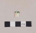 Green shell edge pearlware rim sherd