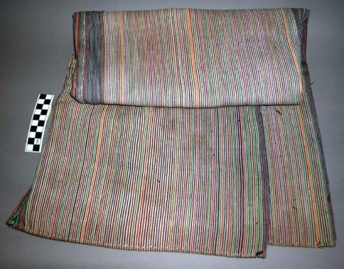 Man's pants, striped cotton