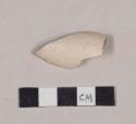 Unsmoked, undecorated pipe bowl fragment; crossmends with pipe bowl and heel fragment (987-22-10/105835)