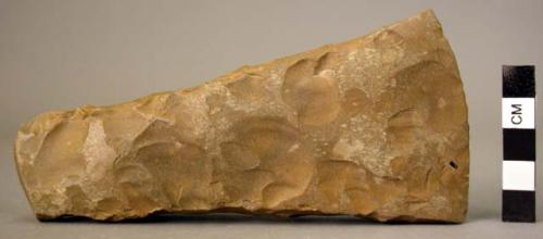 Polished flint axe