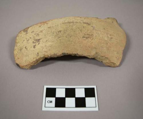 Potsherd with incised and punched decoration