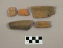 151 plain rim potsherds