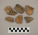 87 decorated potsherds