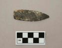 Chipped stone projectile point, ovate