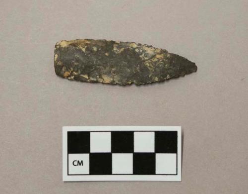 Chipped stone projectile point, ovate