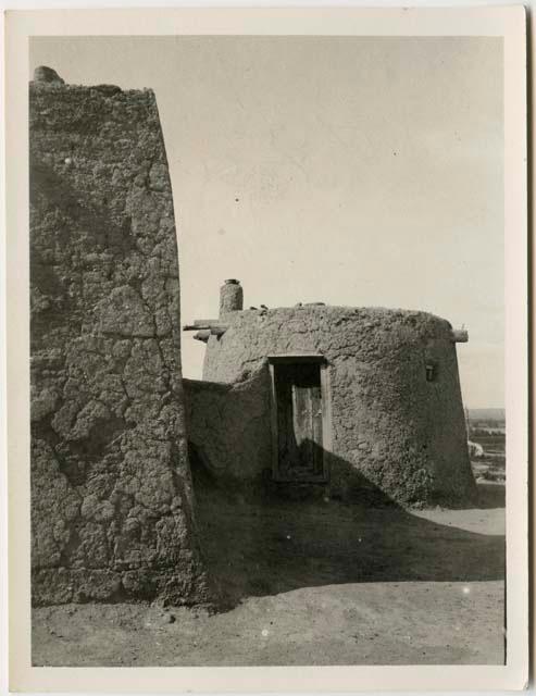 Mexican tower near Santa Clara Pueblo