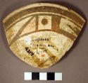 Sikyatki polychrome pottery bowl potsherd