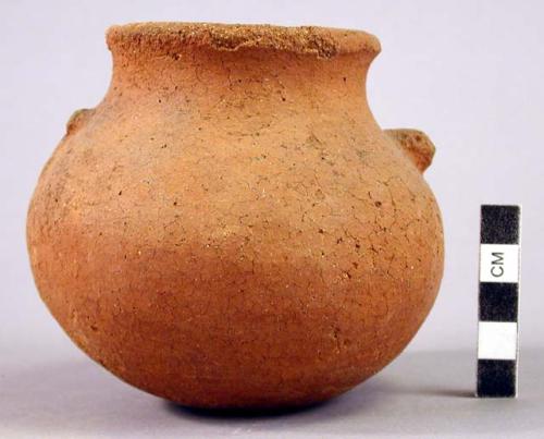 Small red pottery bowl