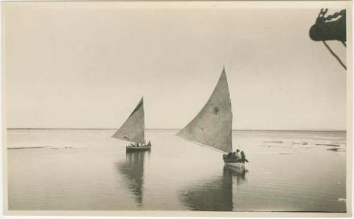 Arctic Voyage of Schooner Polar Bear - Two sailboats on the water