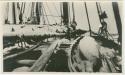 Arctic Voyage of Schooner Polar Bear - Deck covered in snow and ice