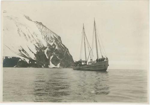 Arctic Voyage of Schooner Polar Bear - View of schooner Polar Bear