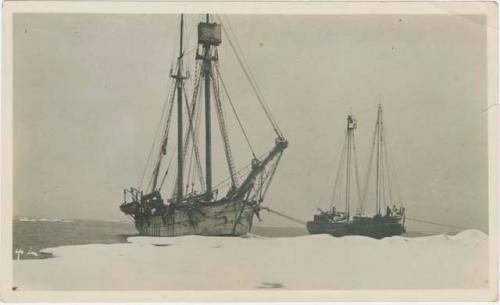 Arctic Voyage of Schooner Polar Bear - Schooner Elvira and Polar Bear