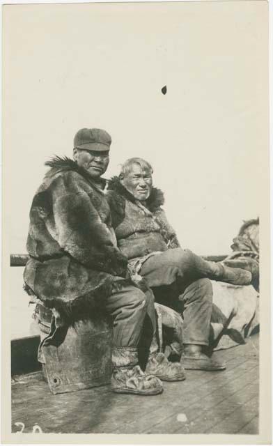 Arctic Voyage of Schooner Polar Bear - Sam Brown Jr. and Sam Brown Sr of Indian Point