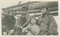 Arctic Voyage of Schooner Polar Bear - Five people on deck