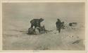 Arctic Voyage of Schooner Polar Bear - Man with dog sled team