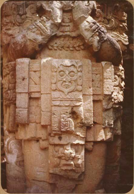 Detailed view of Stela I