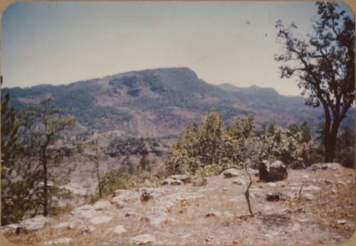 Tegucigalpa road from south crest