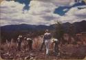 Four people excavating