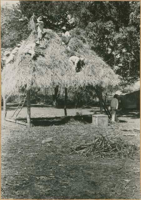 Reconstructing main house, originally erected in 1930 by Henry Roberts, rebuilt in 1933 by Samuel Kirkland Lothrop, in 1940 by John Alden Mason