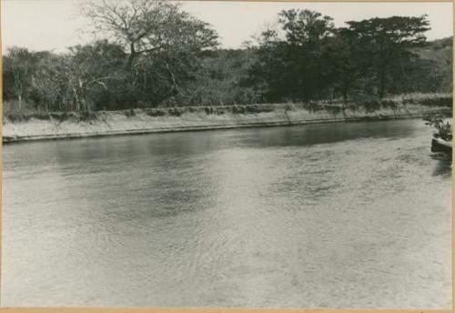 Rio Grande, possibly near Cerro Azul mountains