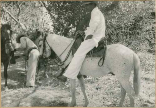 Men on horseback