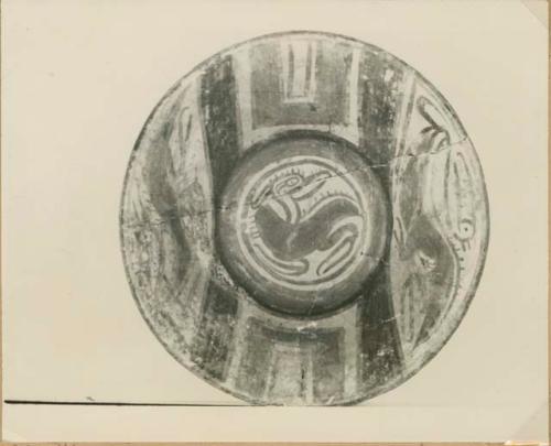 Decorated ornament with bird pattern from Grave 26