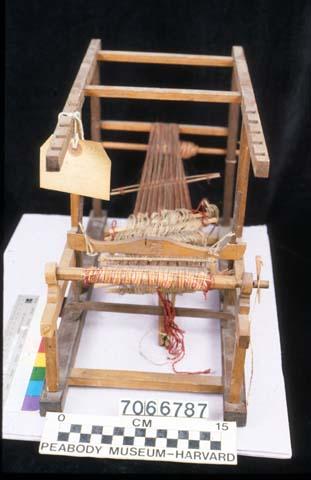 Model of loom