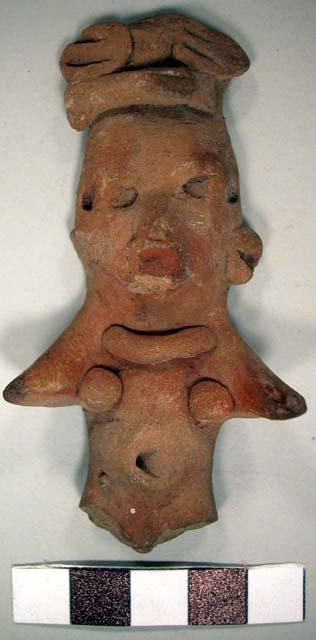 Head and body of figurine