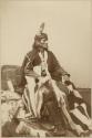 Palowaihtiwa, a Zuni Indian, during his visit to Boston with F. H. Cushing