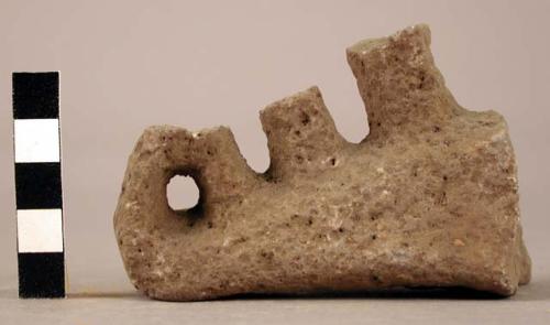 Fragment stone metate