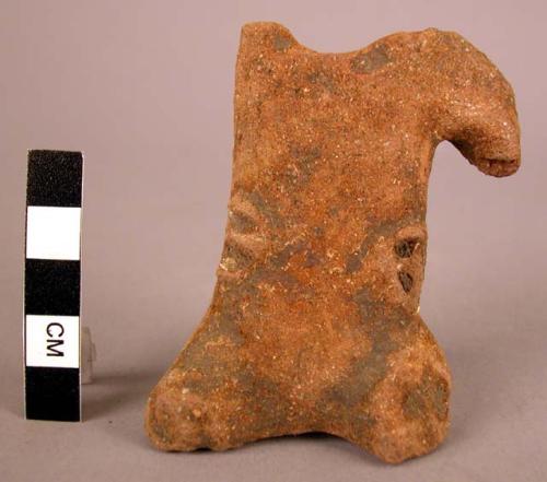 Pottery figurine - human body; Archaic