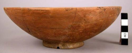 Ring base bowl of flesh ware