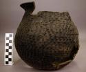 Corrugated jar reassembled and 25+ sherds