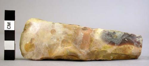 Polished limestone wedge