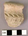 5 potsherds with incised decoration; 2 potsherds with grooving