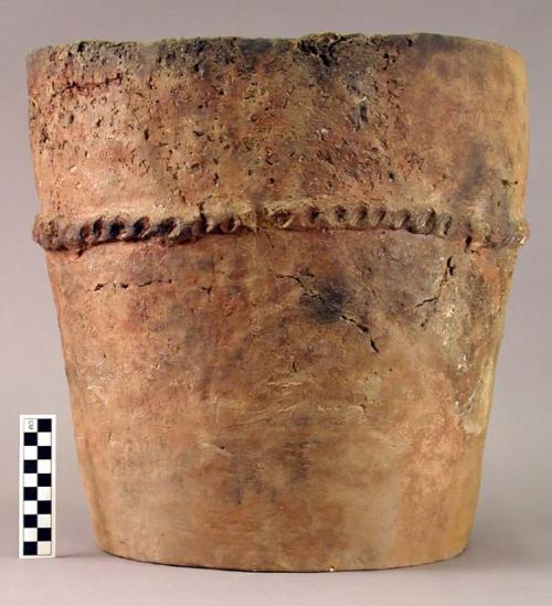 Fragmentary pottery cinerary urn