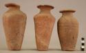 Vase, pottery, unpolished red brown ware