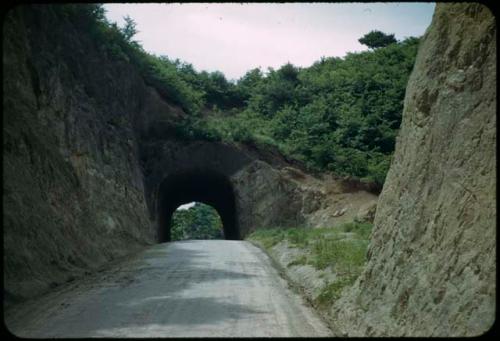 Road and tunnel