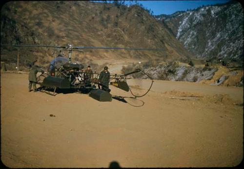 Helicopter evacuation, 115th Medical Battalion
