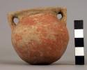 Miniature wide-mouthed pottery jar - Painted Handled ware